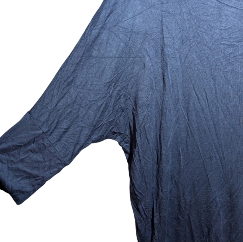 Simlu Women’s Blue Dolman Sleeve Top Size XL 💙 - Picture 7 of 10
